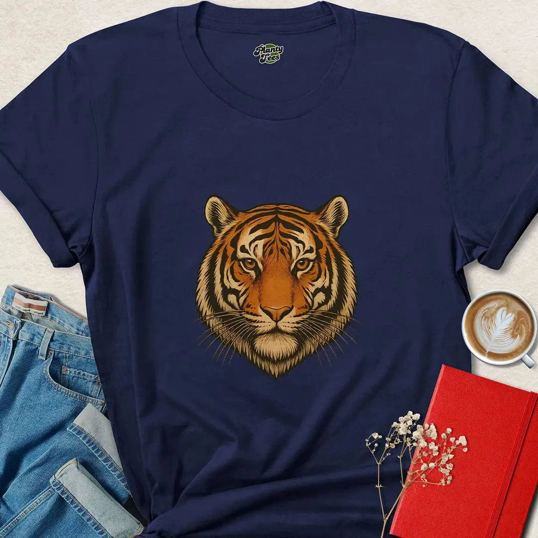Vegan Tiger Shirt – Bold Ethical Tee for Animal Rights Warriors