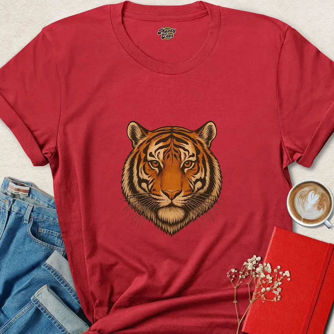 Vegan Tiger Shirt – Bold Ethical Tee for Animal Rights Warriors