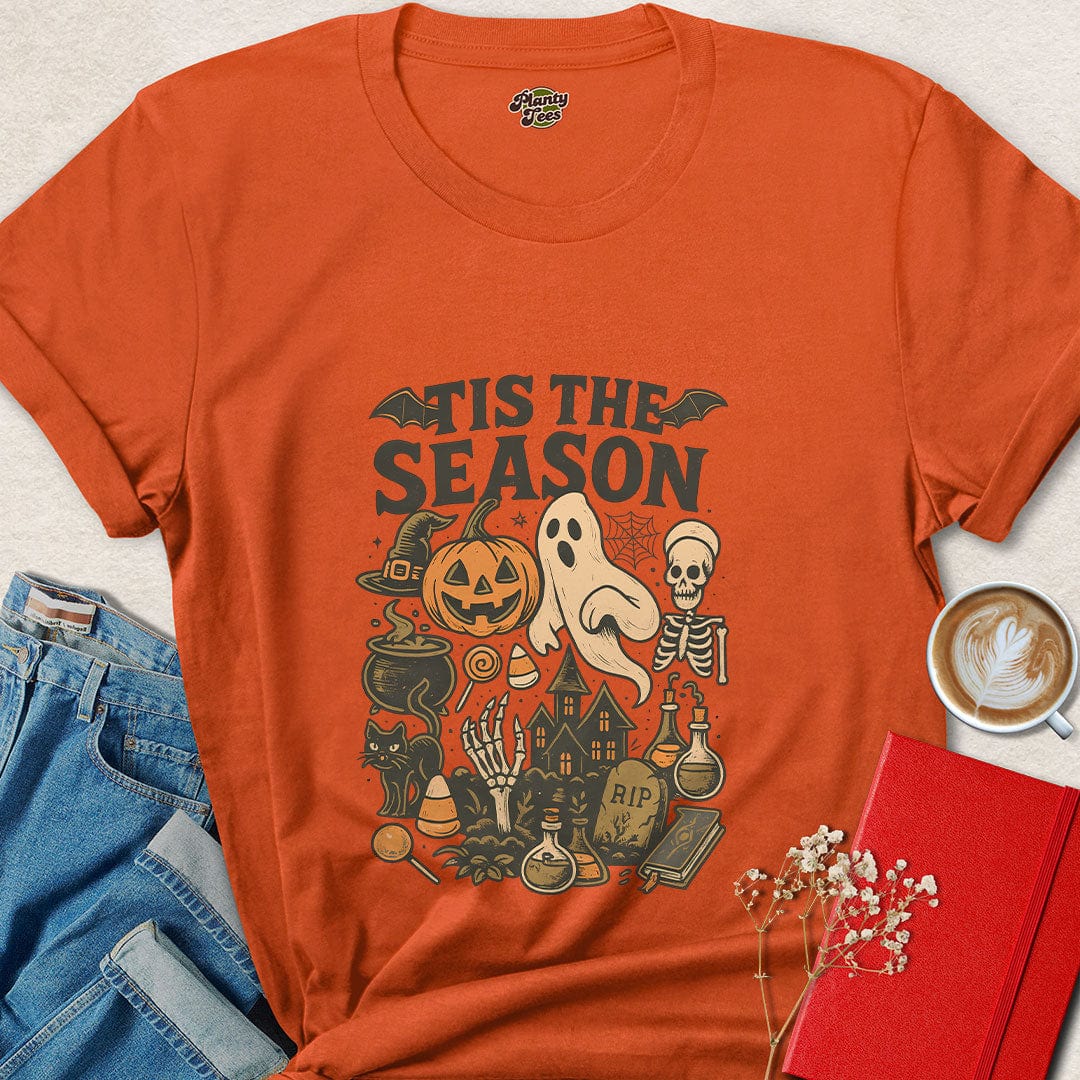 ‘Tis the Season Halloween Shirt – Spooky Fall Graphic Tee