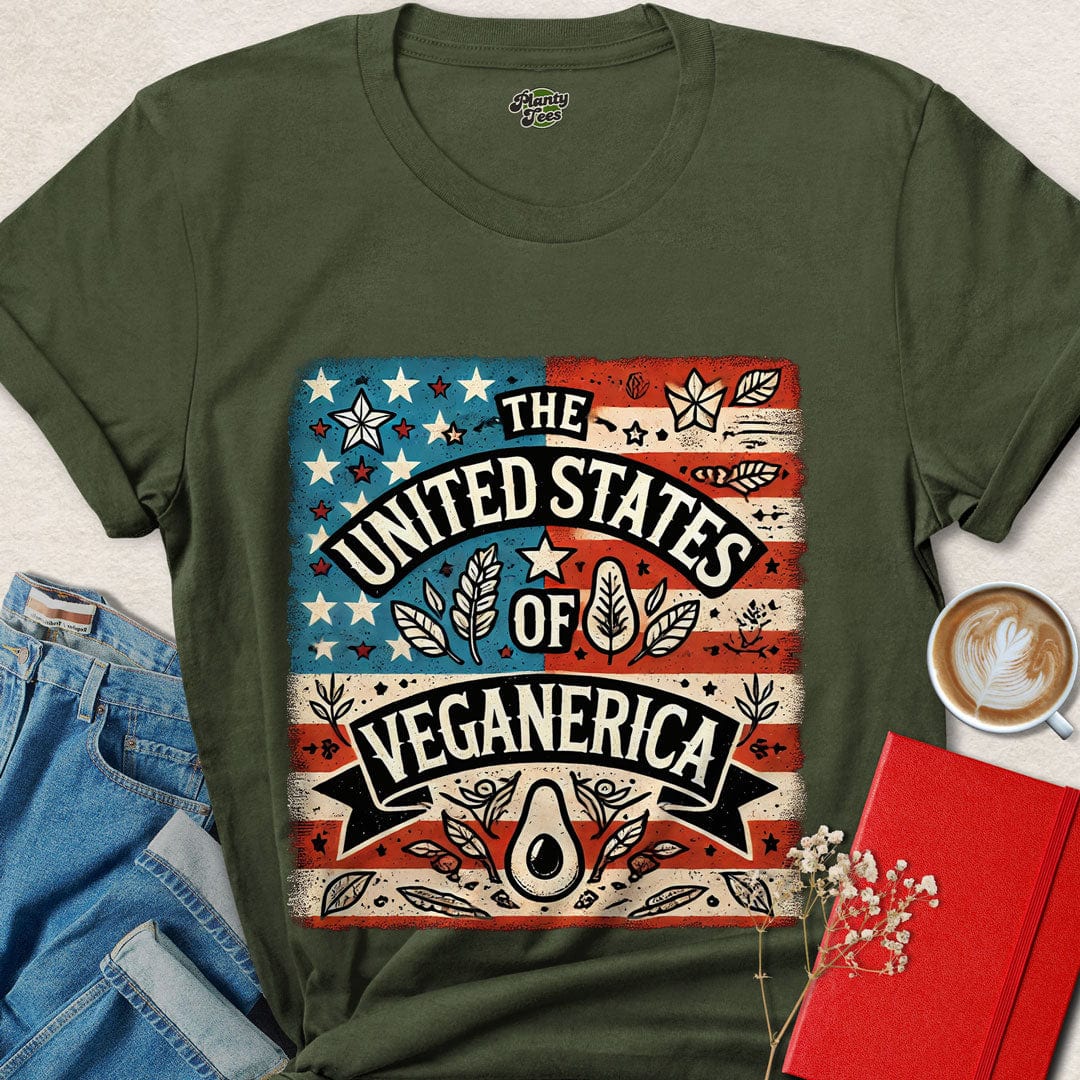 United States of Veganerica T-Shirt