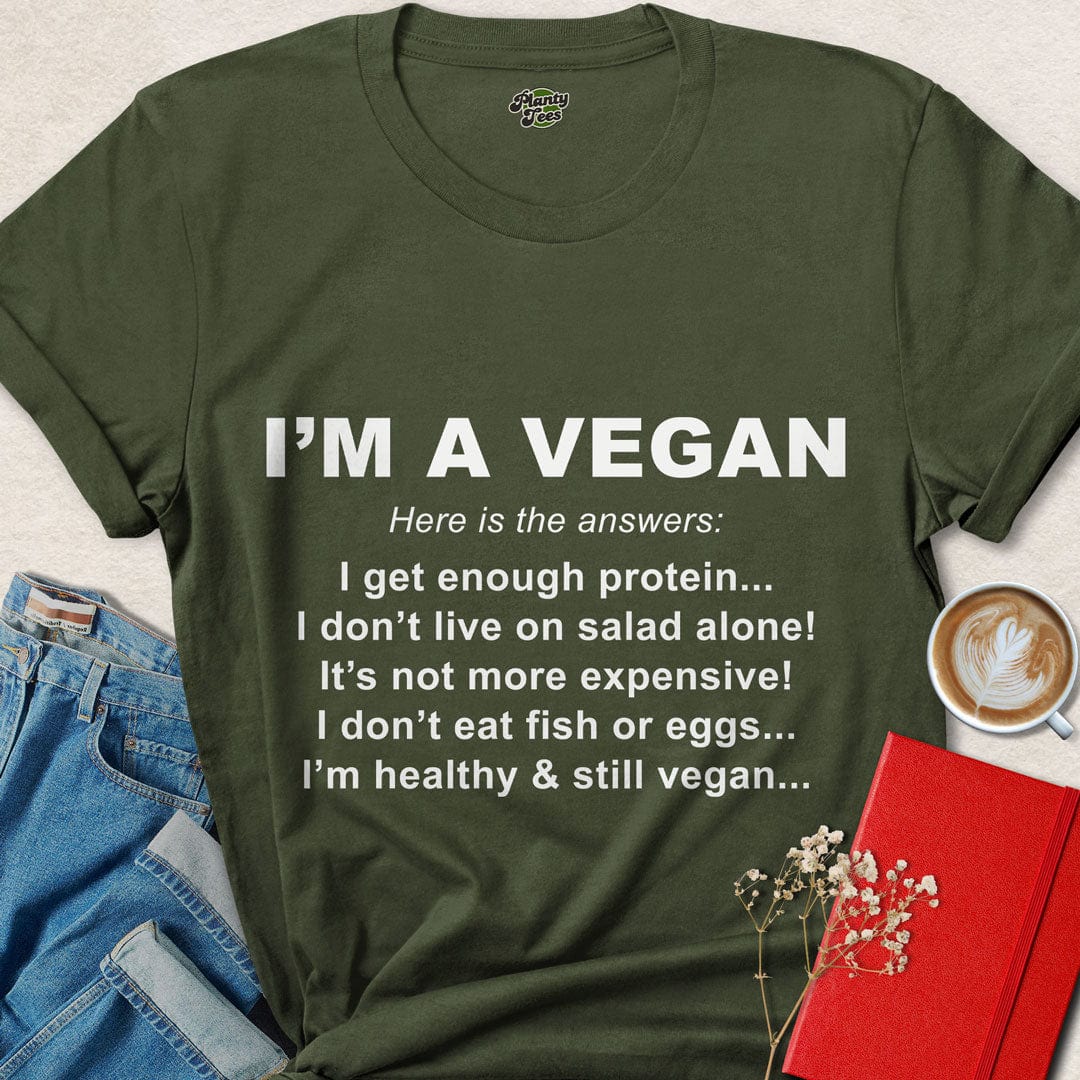 Vegan Common Questions T-Shirt