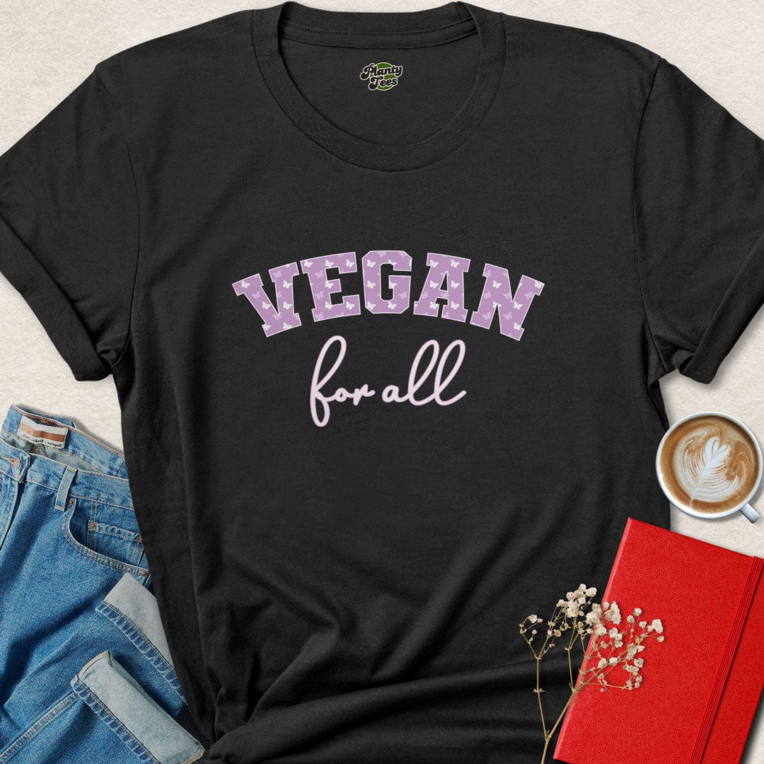 Vegan For All Butterfly T-Shirt