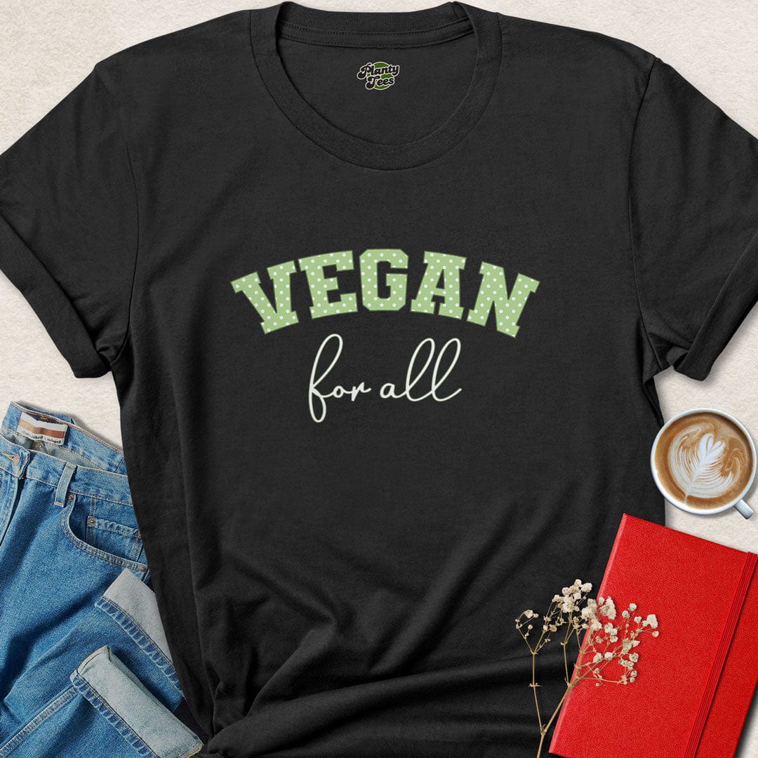 Vegan For All Polka Dots T-Shirt