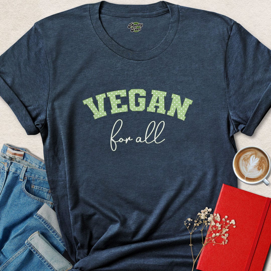 Vegan For All Polka Dots T-Shirt