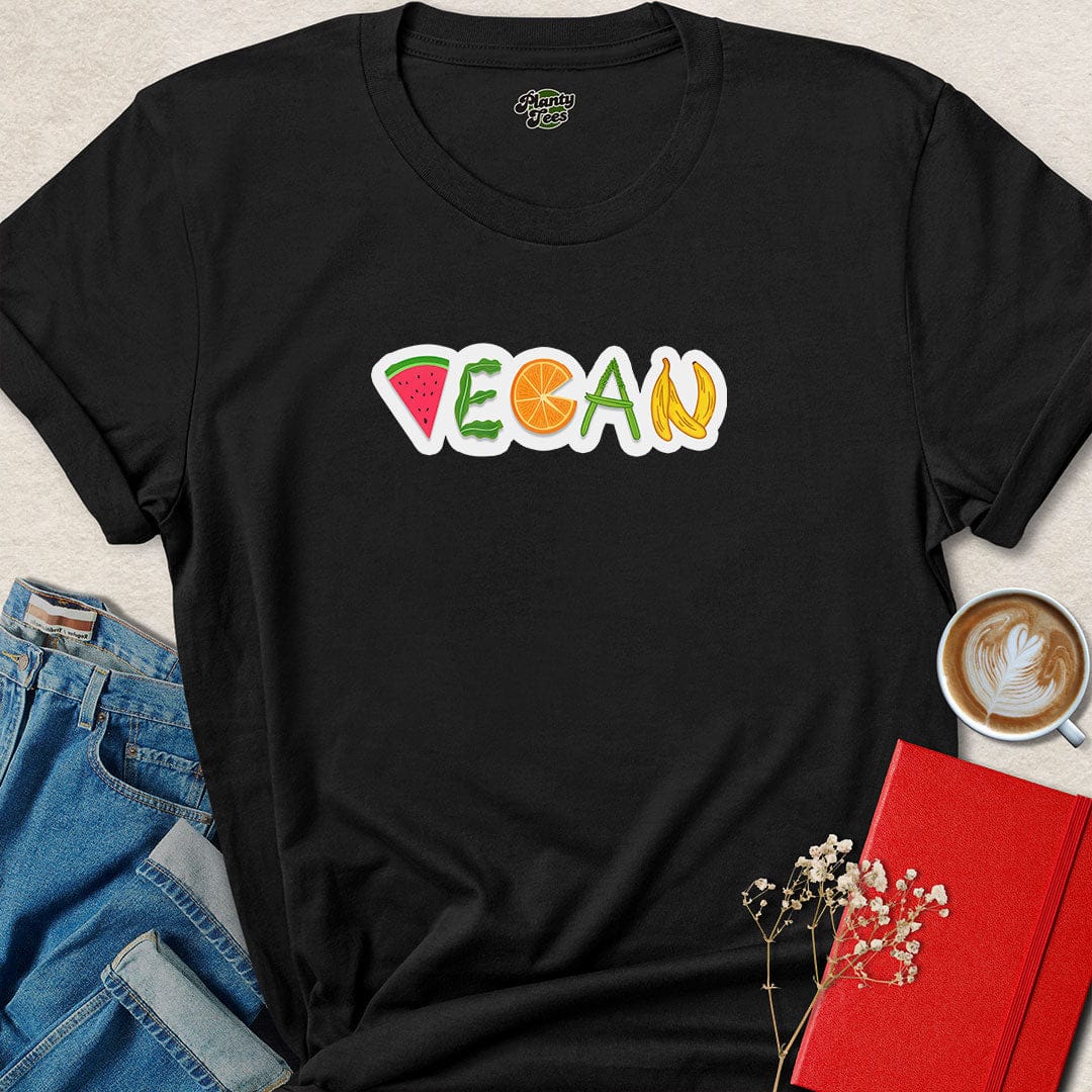 Vegan Fruit Design Plant Based T-Shirt