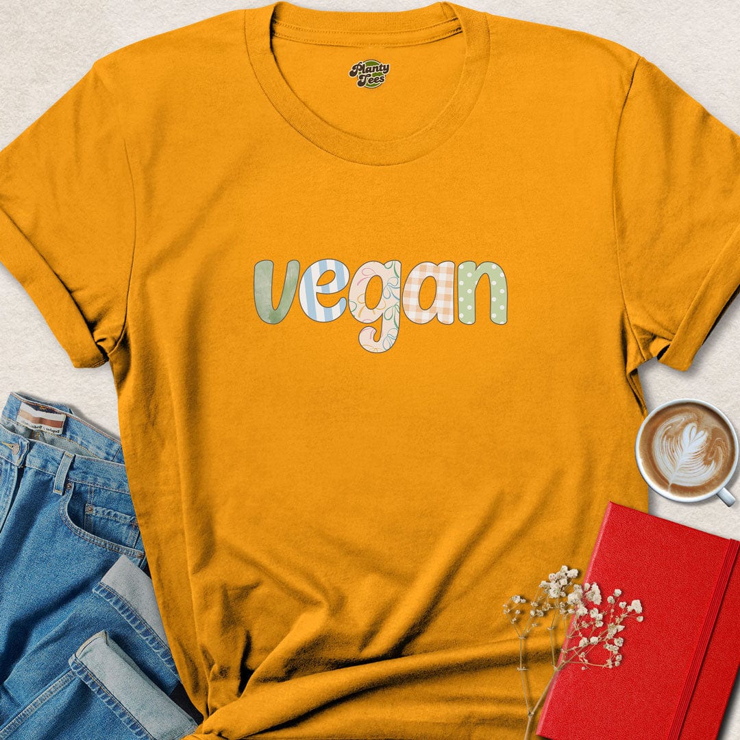 Vegan Patchwork T-Shirt