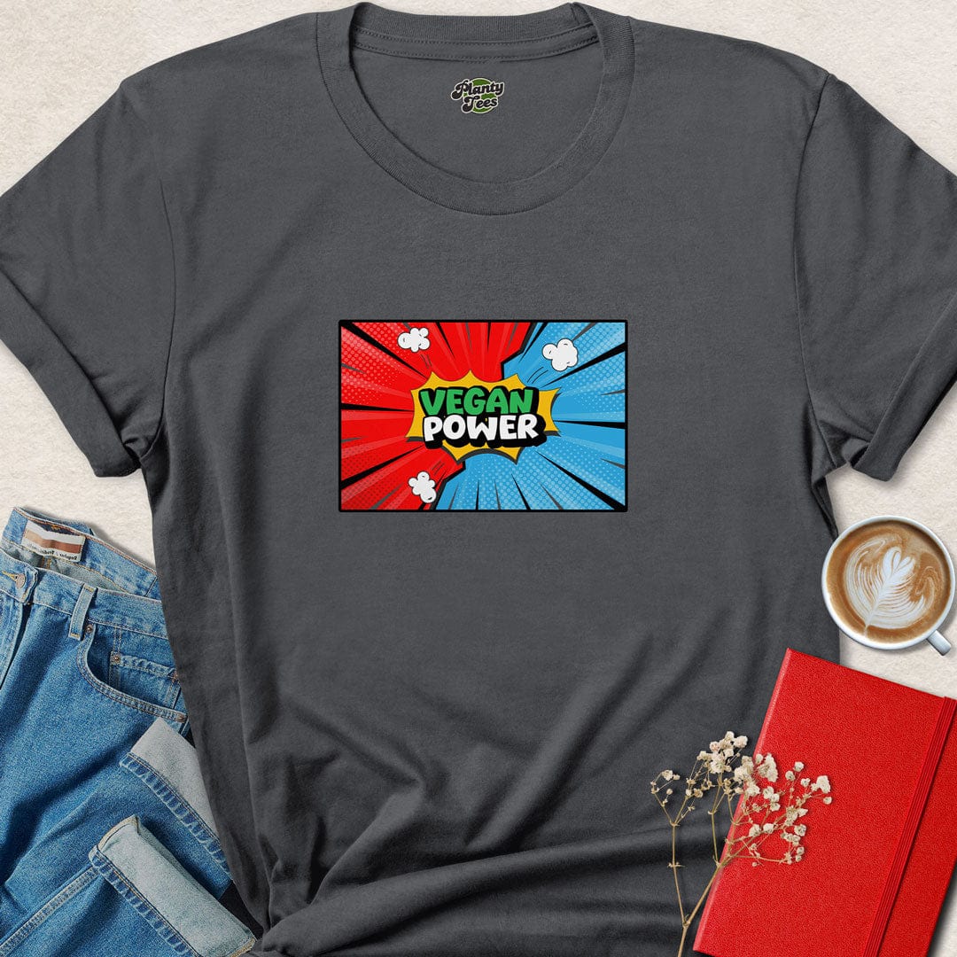 Vegan Power Comic Book T-Shirt