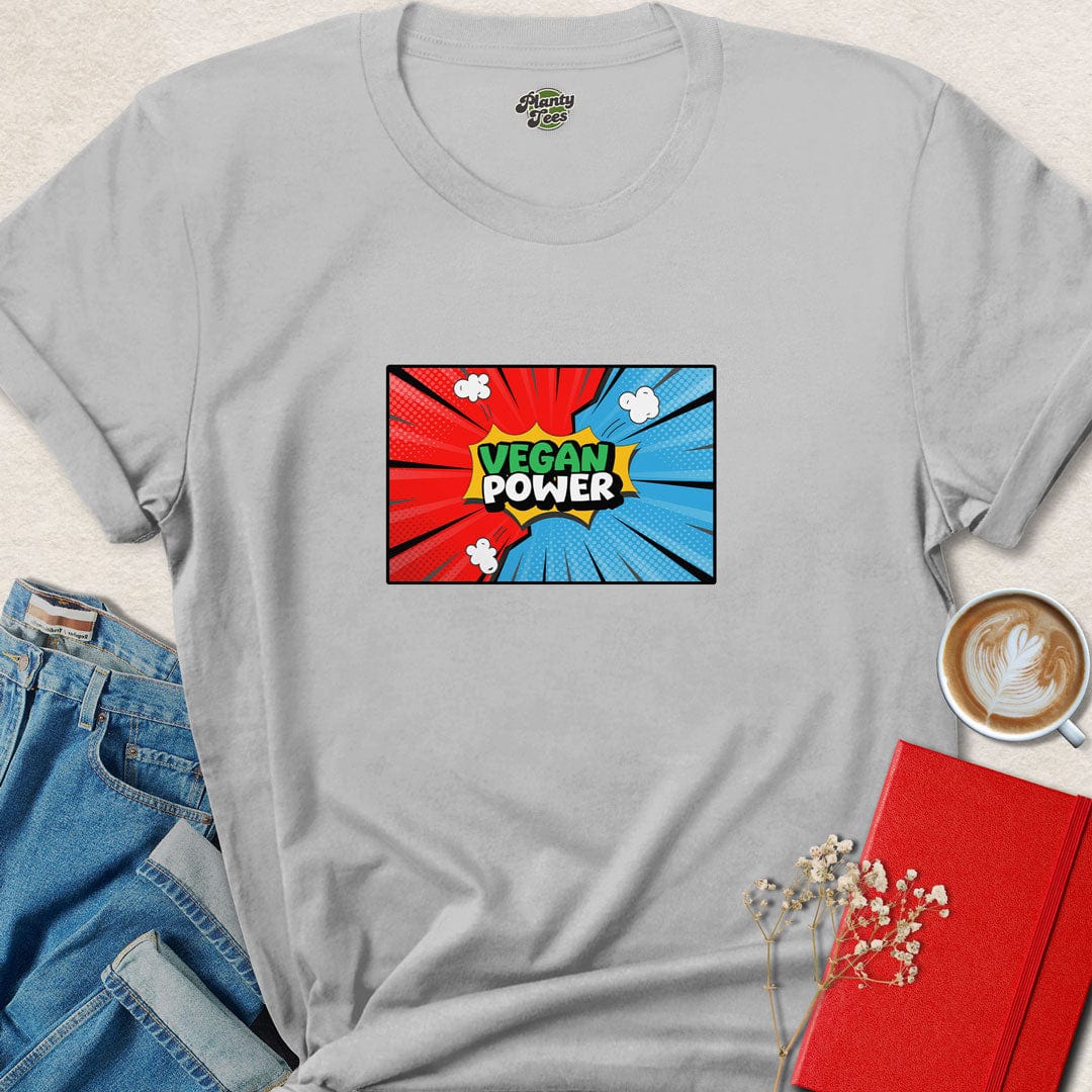 Vegan Power Comic Book T-Shirt