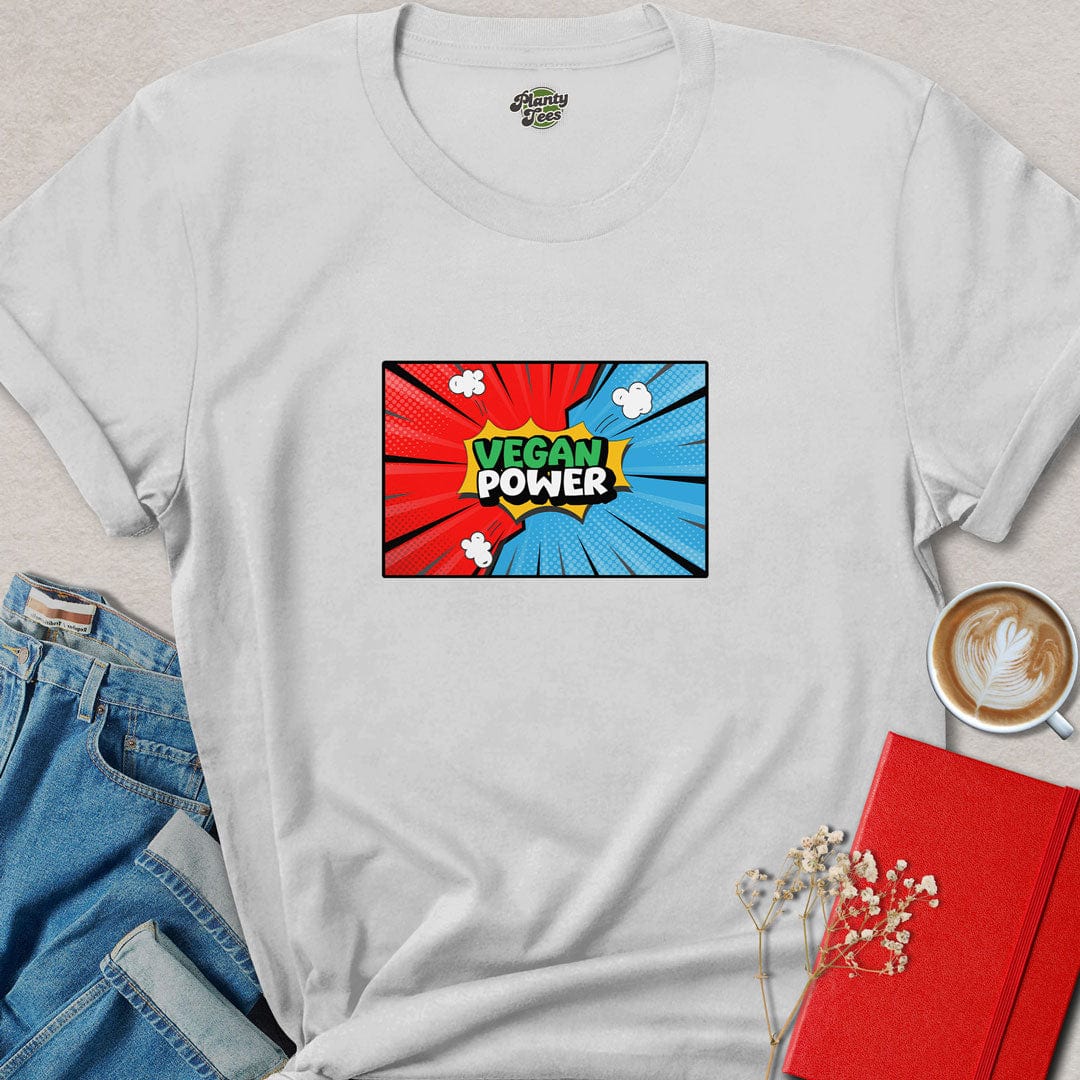 Vegan Power Comic Book T-Shirt