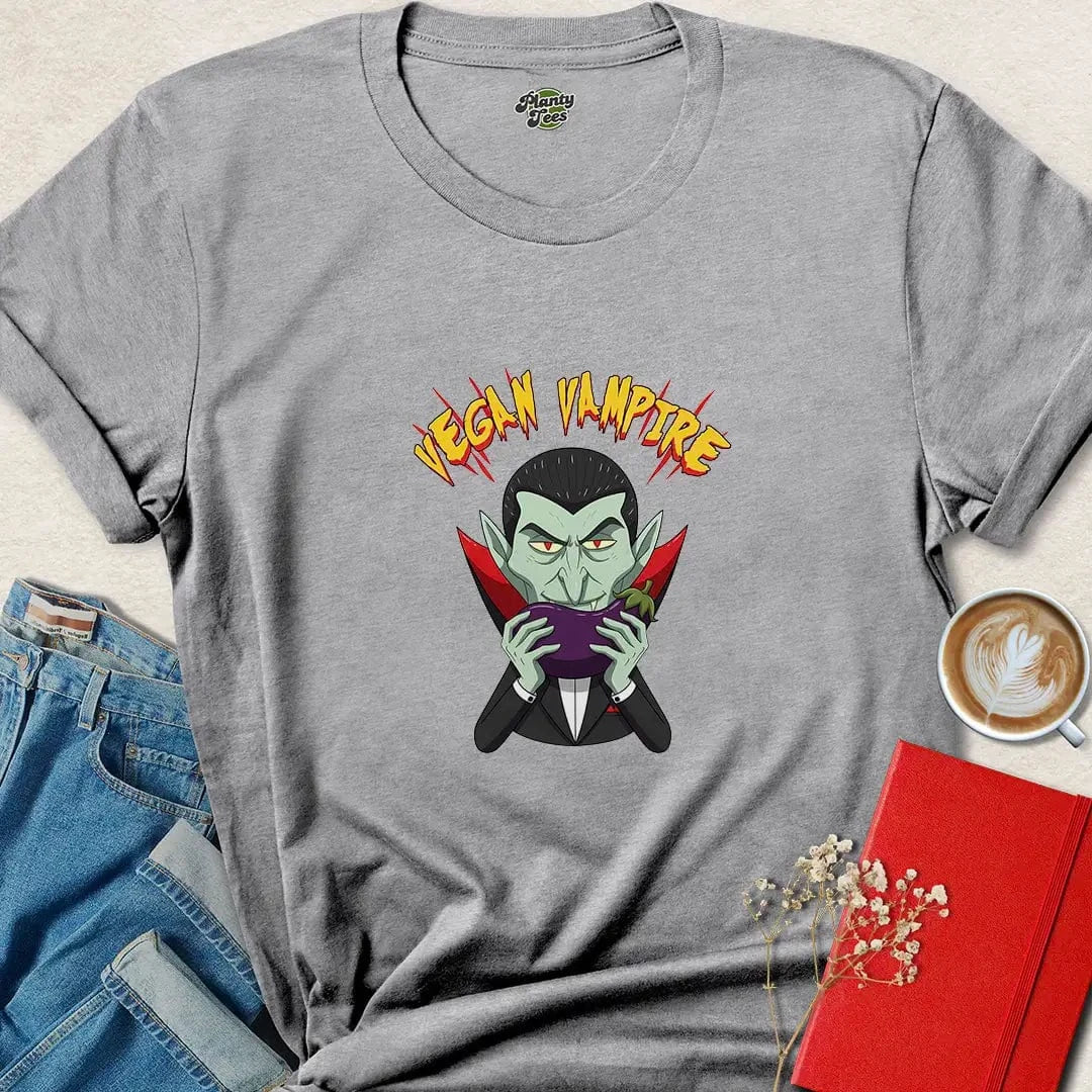 Vegan Vampire Halloween Vegan T-Shirt