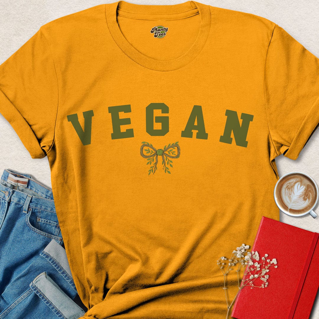 Vegan with Bow T-Shirt