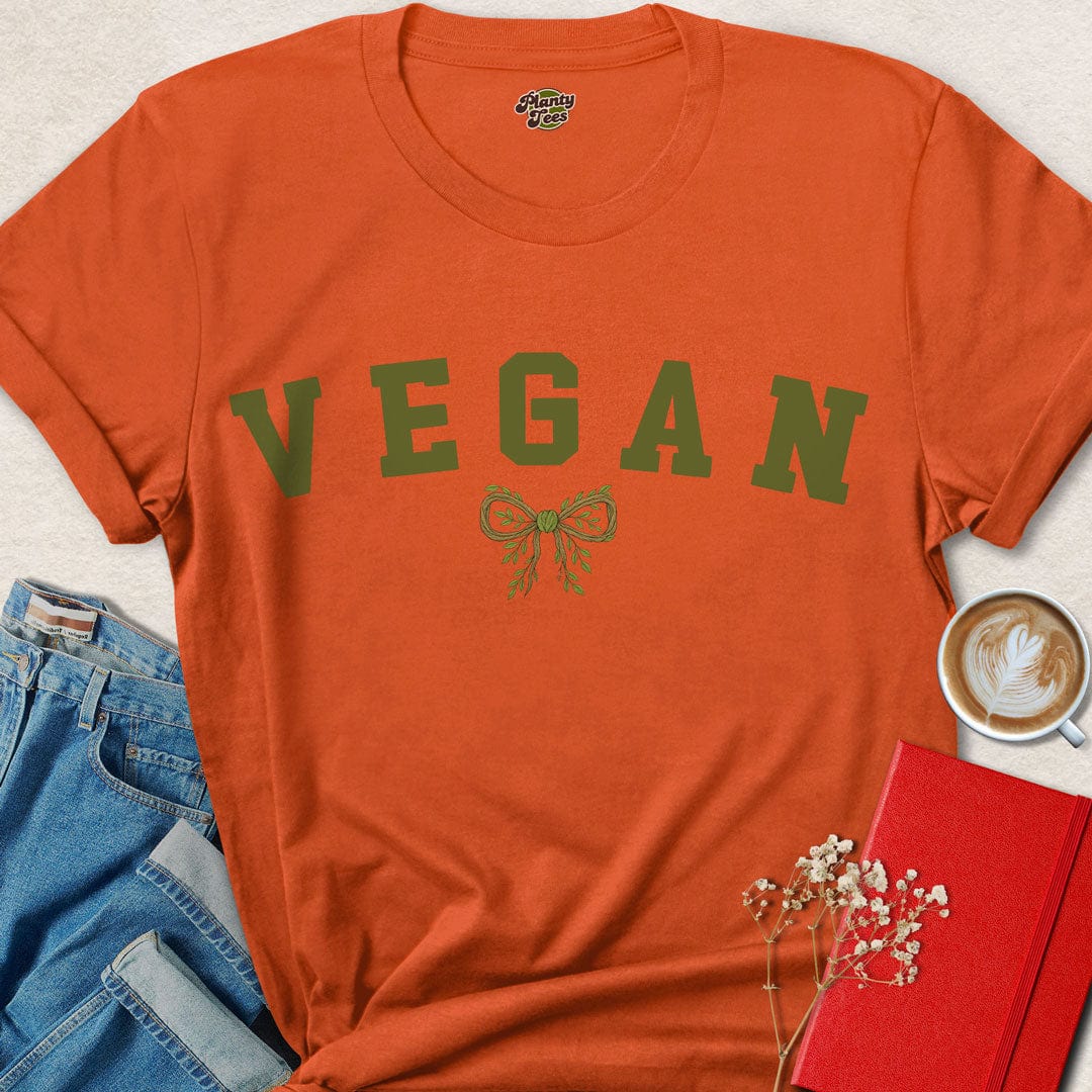 Vegan with Bow T-Shirt