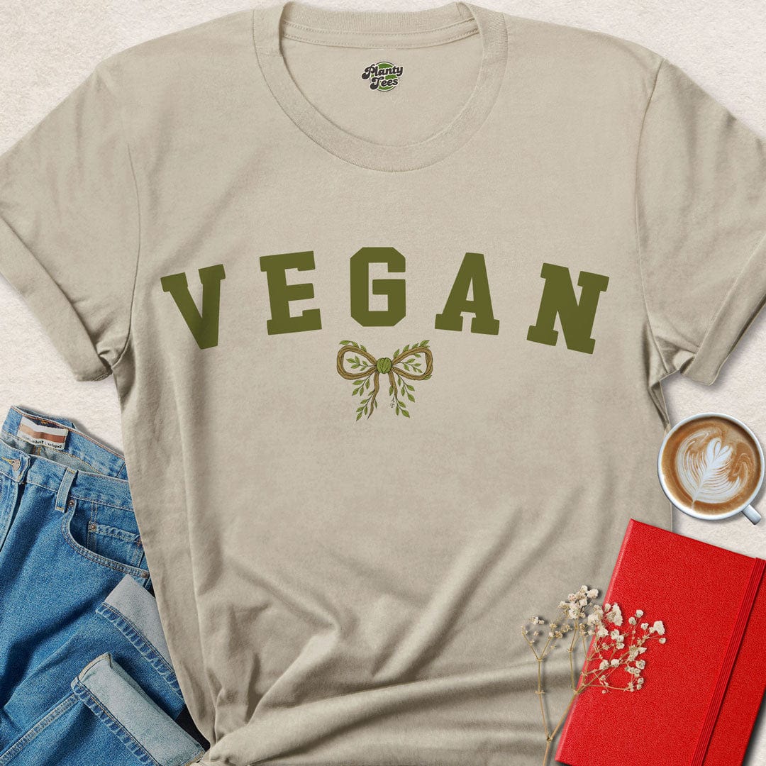 Vegan with Bow T-Shirt