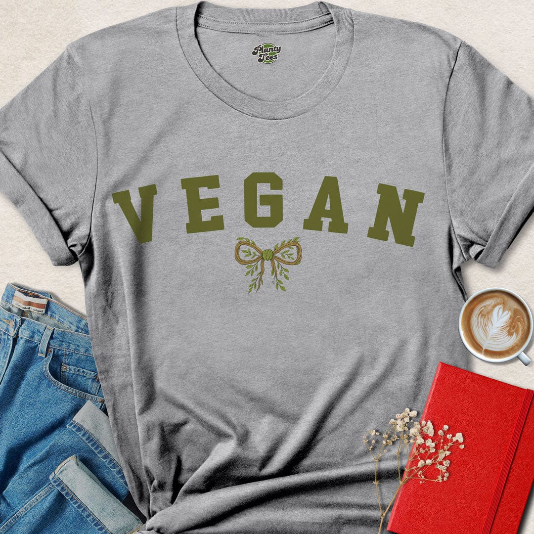 Vegan with Bow T-Shirt
