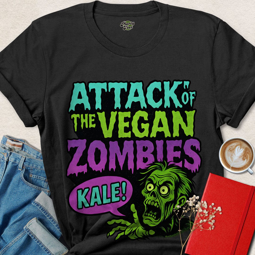 Attack of The Vegan Zombies T-Shirt