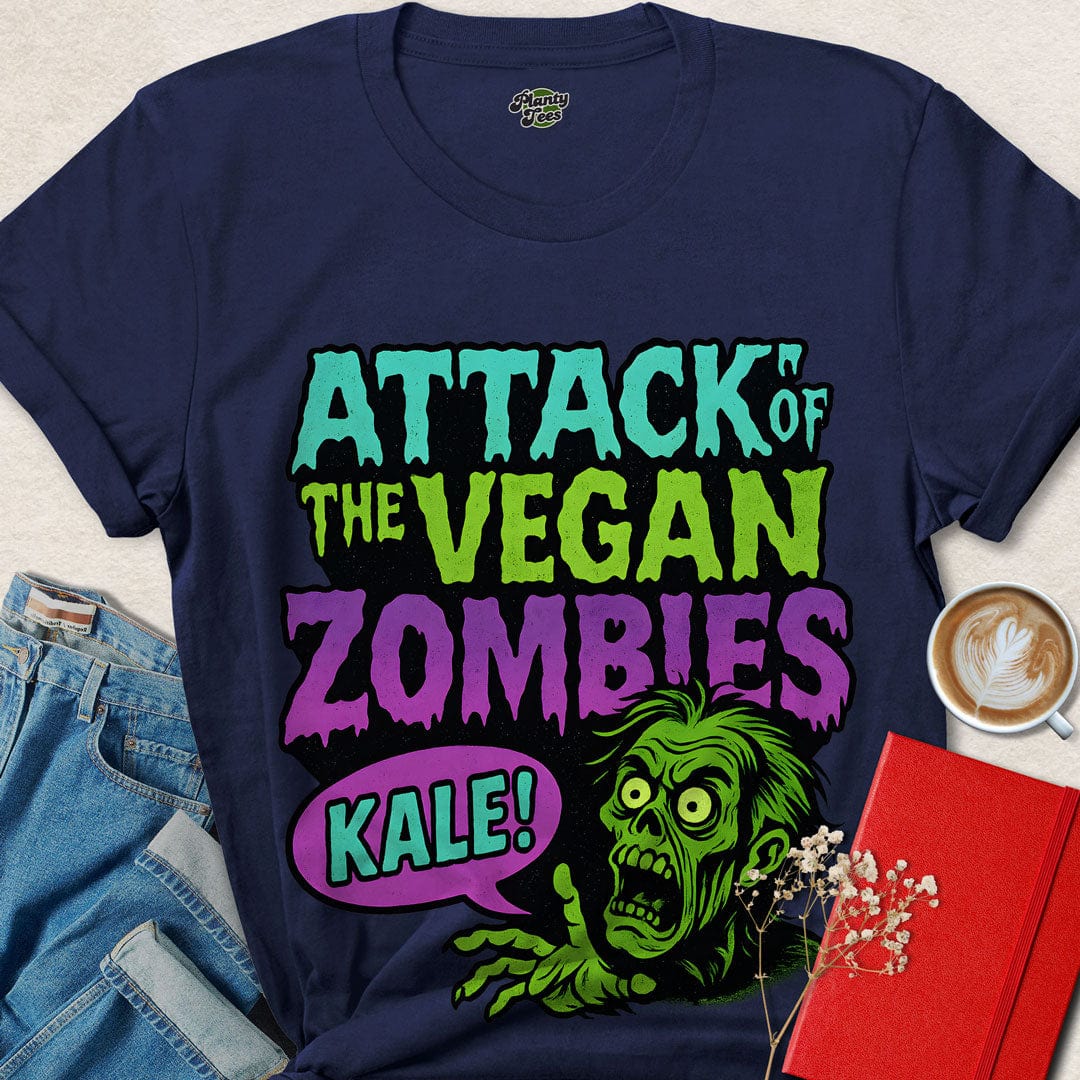 Attack of The Vegan Zombies T-Shirt