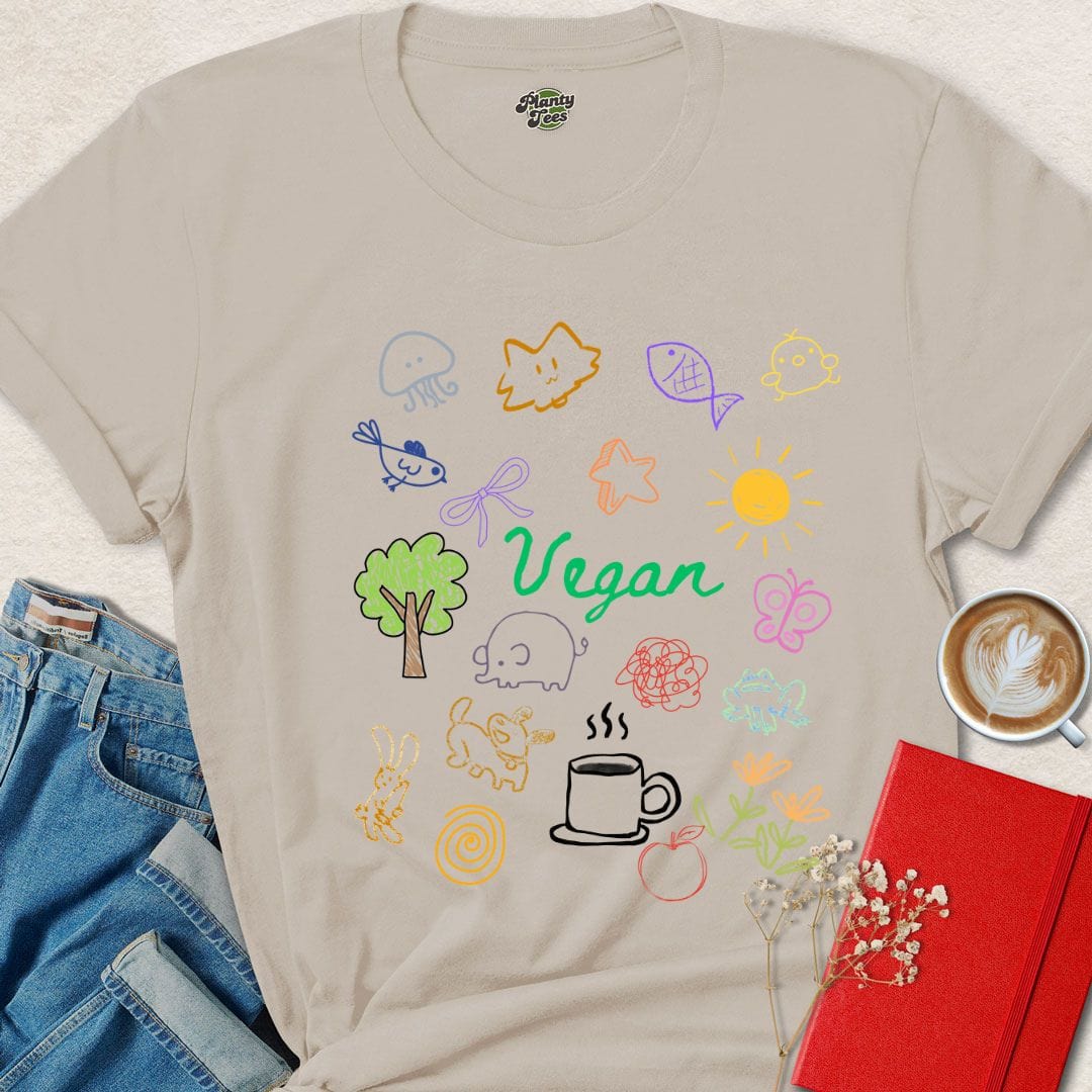 Vegan Doodle T-Shirt