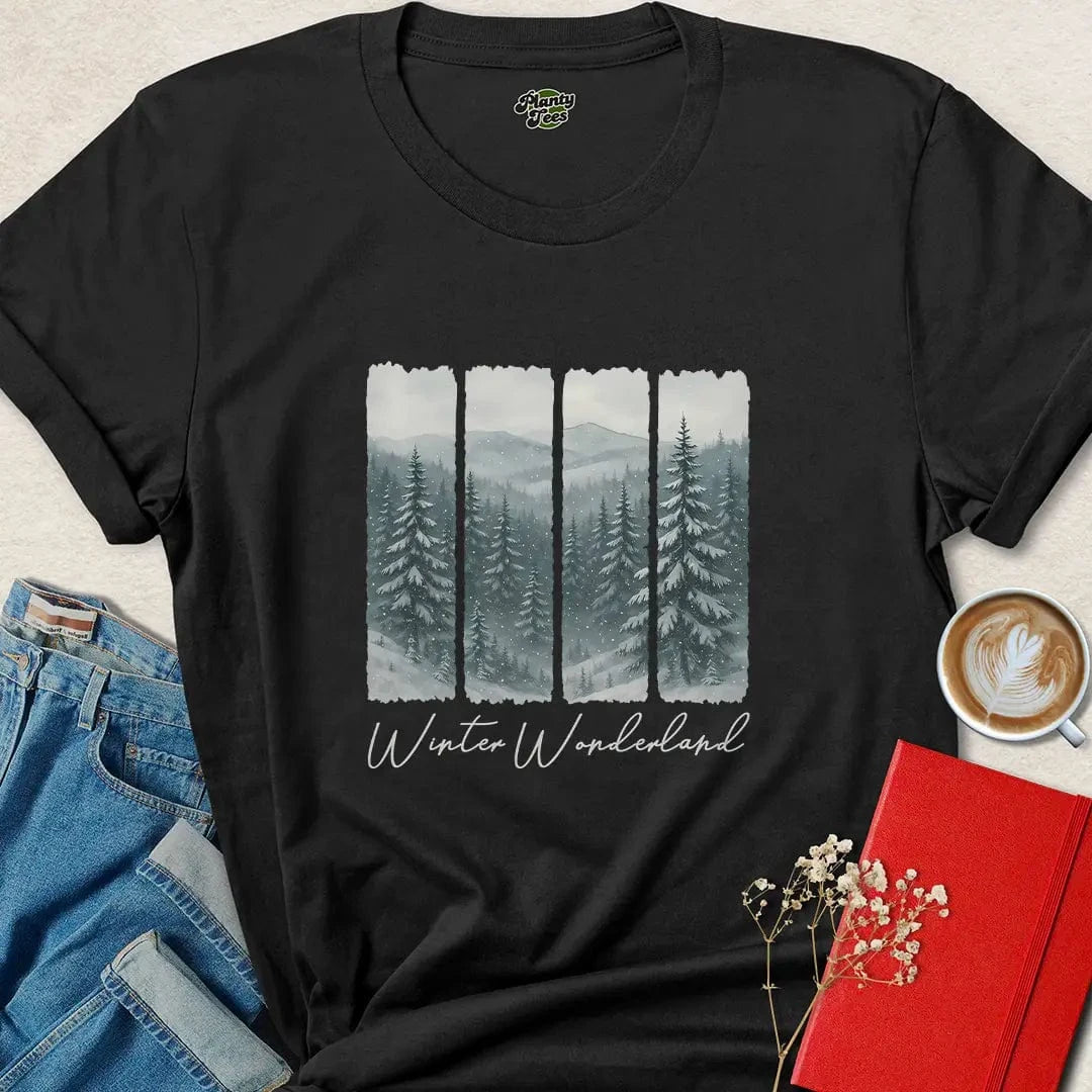 Winter Wonderland Vegan Shirt – Ethical Nature Lover Tee