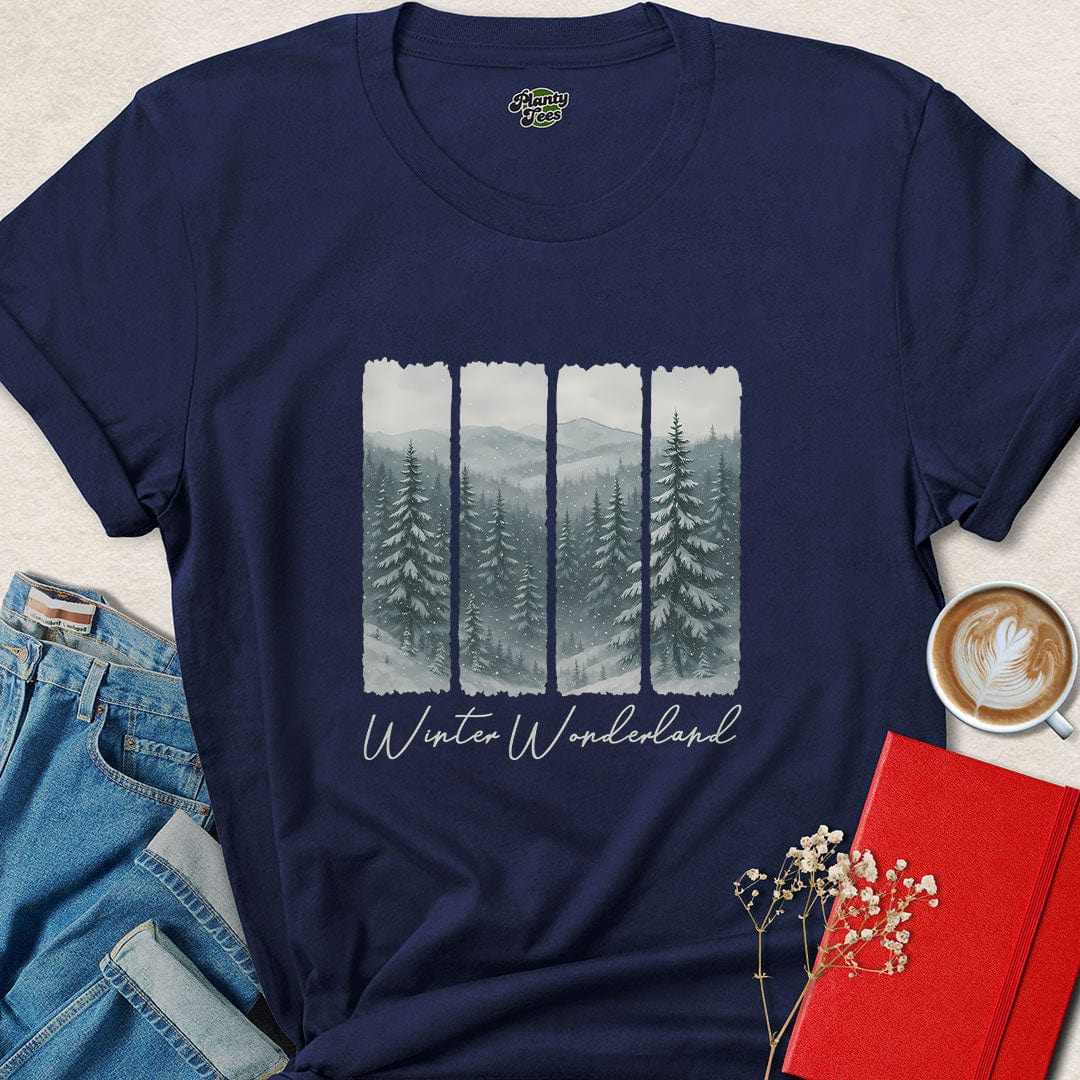 Winter Wonderland Vegan Shirt – Ethical Nature Lover Tee