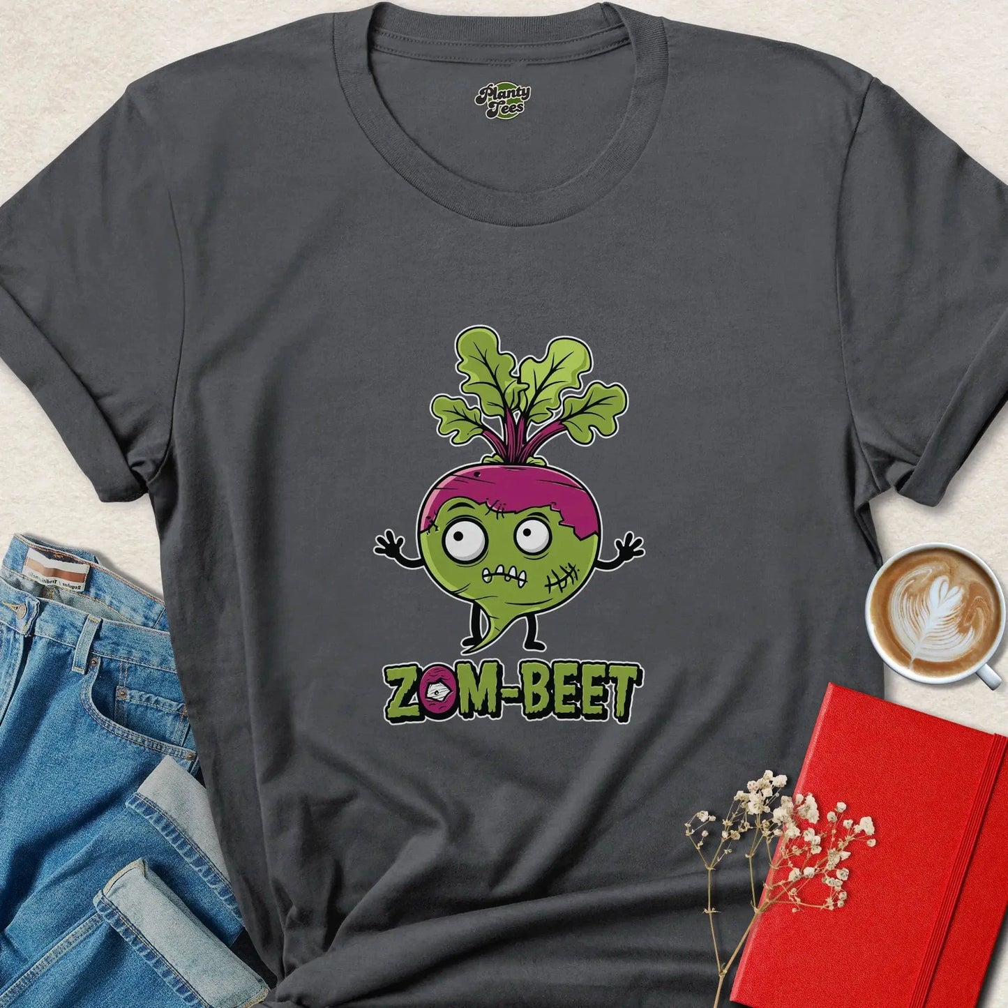 Zom-Beet Halloween Vegan T-Shirt