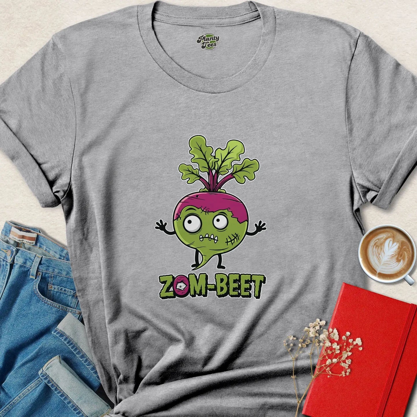 Zom-Beet Halloween Vegan T-Shirt