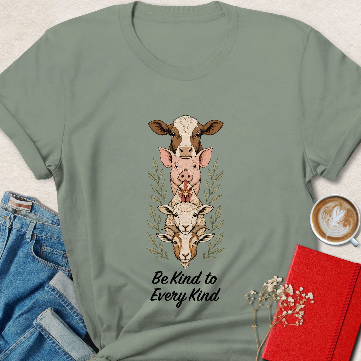 Be Kind to Every Kind Farm Animal T-Shirt