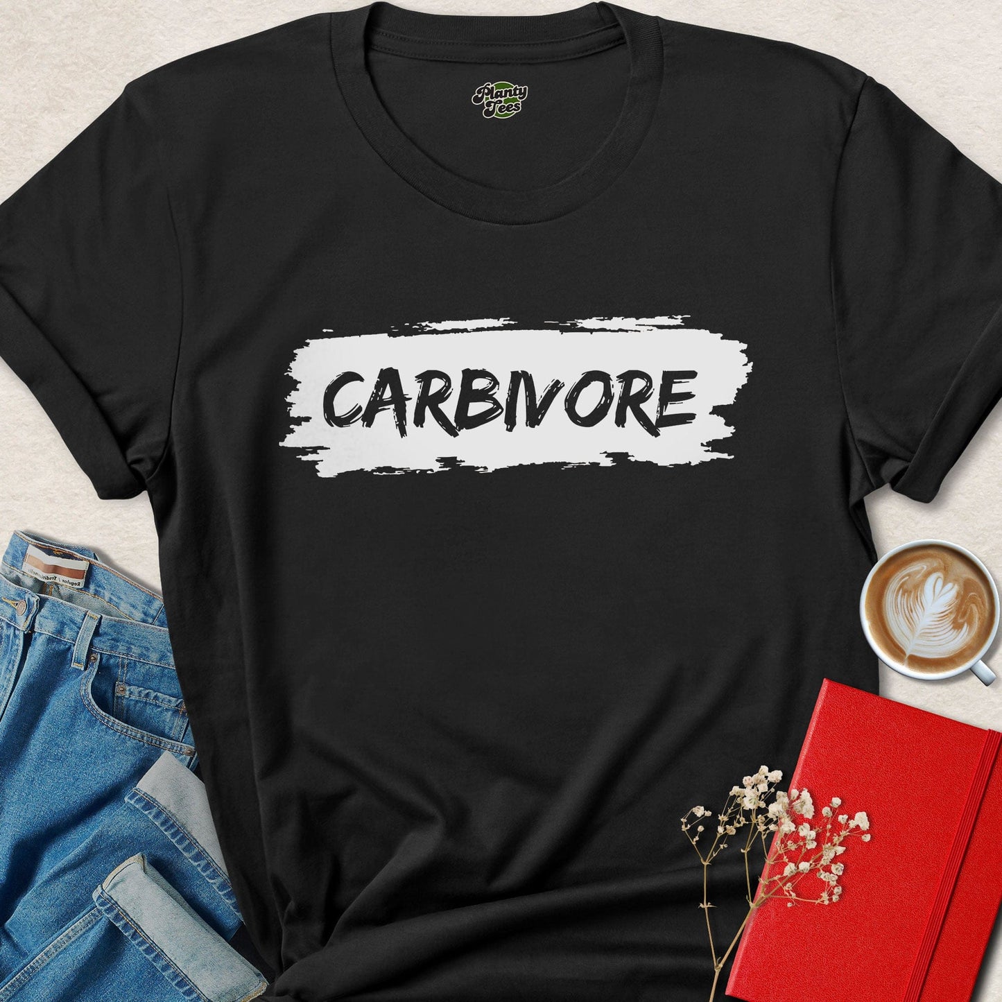 Carbivore Funny Vegan Parody Shirt | Plant Based Humor Tee