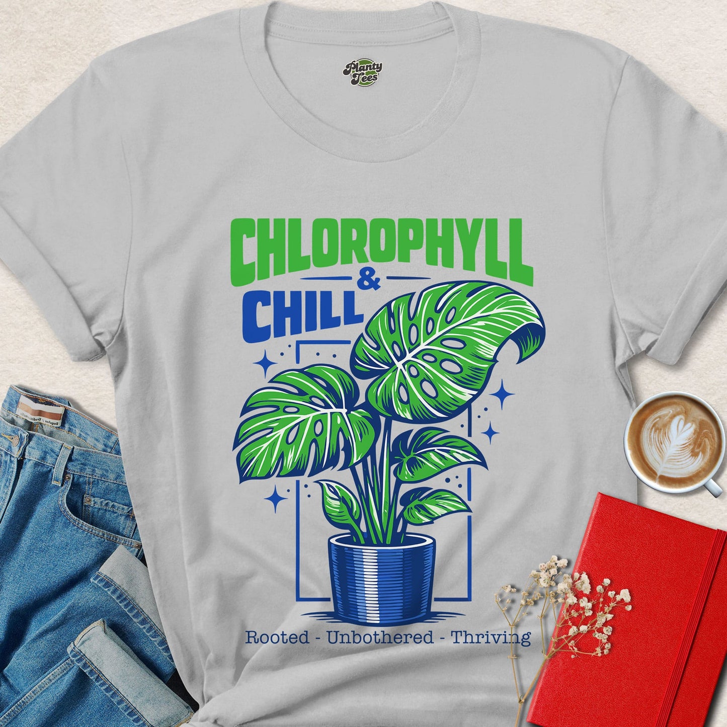 Chlorophyll and Chill Vegan T-Shirt