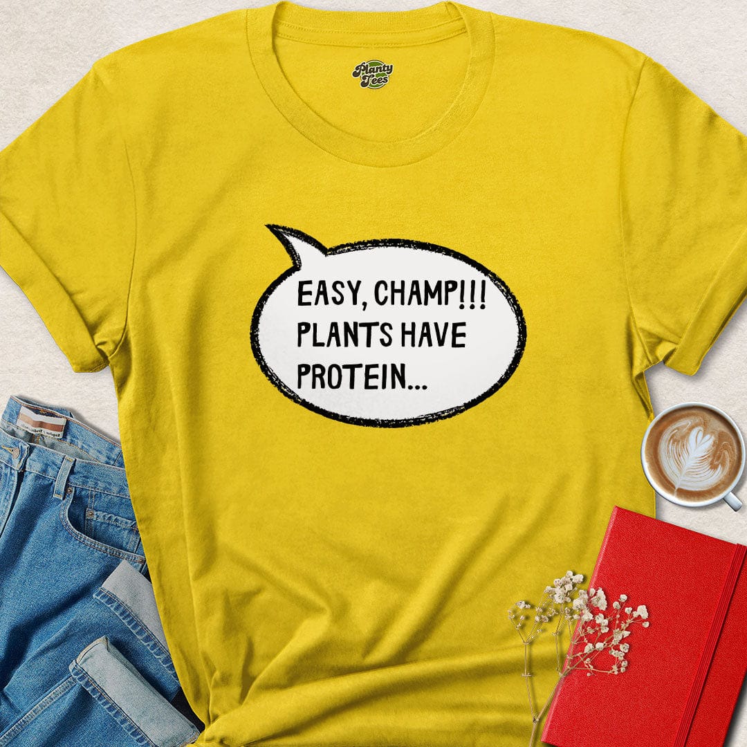 Vegan Protein Shirt – Funny Plant Based Activist Tee