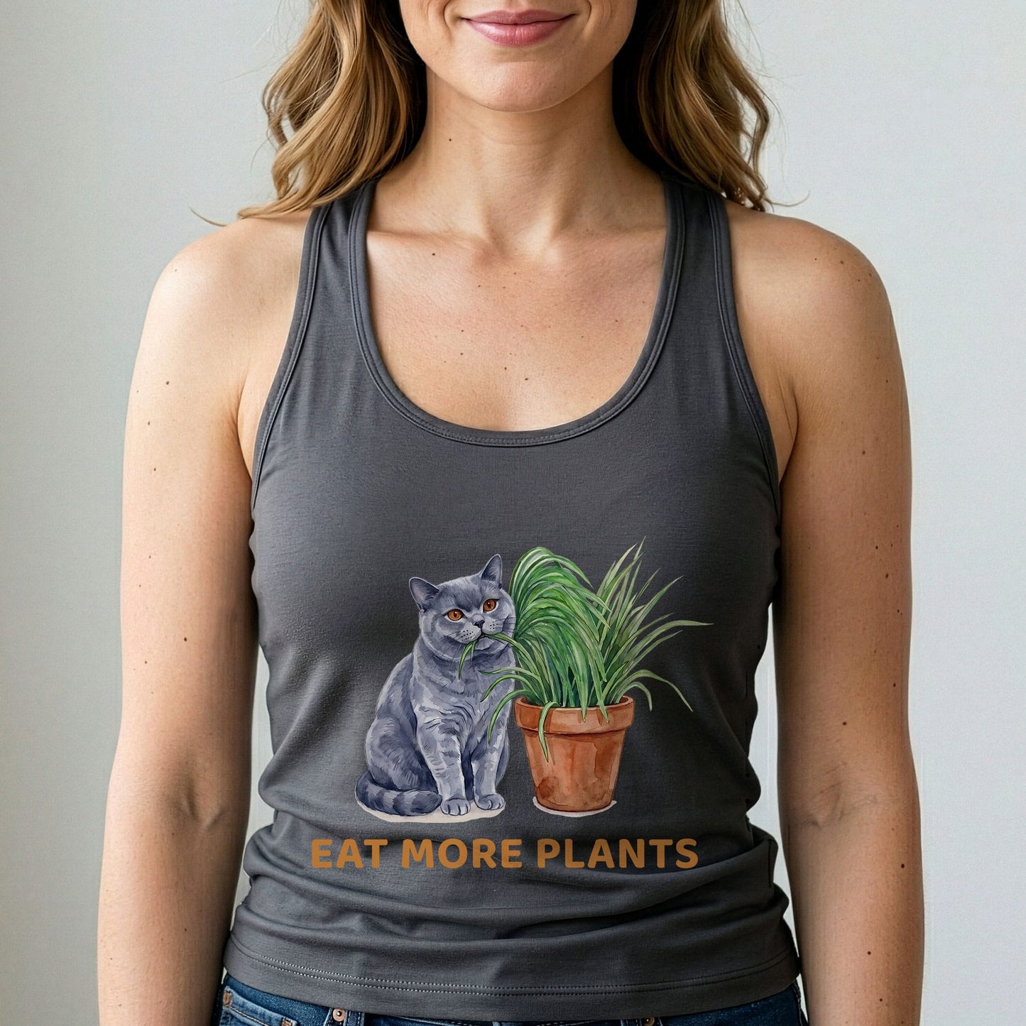 Eat More Plants Vegan Tank Top