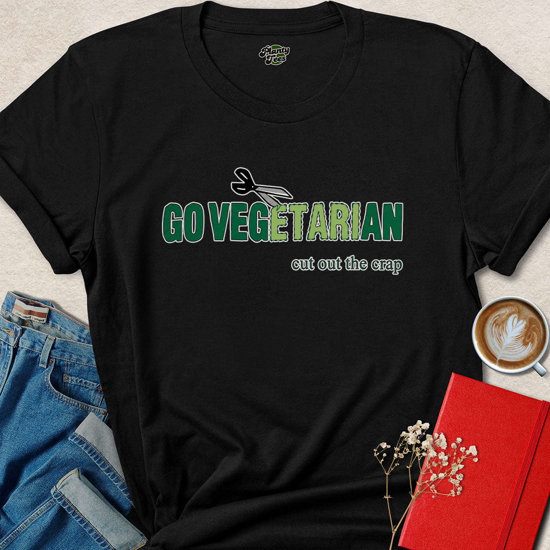 Go Vegan Shirt - Funny Plant-Based Tee with Bold Message