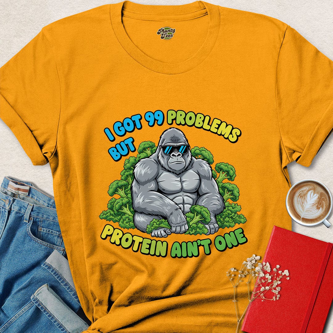 Vegan Gorilla Protein Shirt – Funny Plant-Based Gym Tee