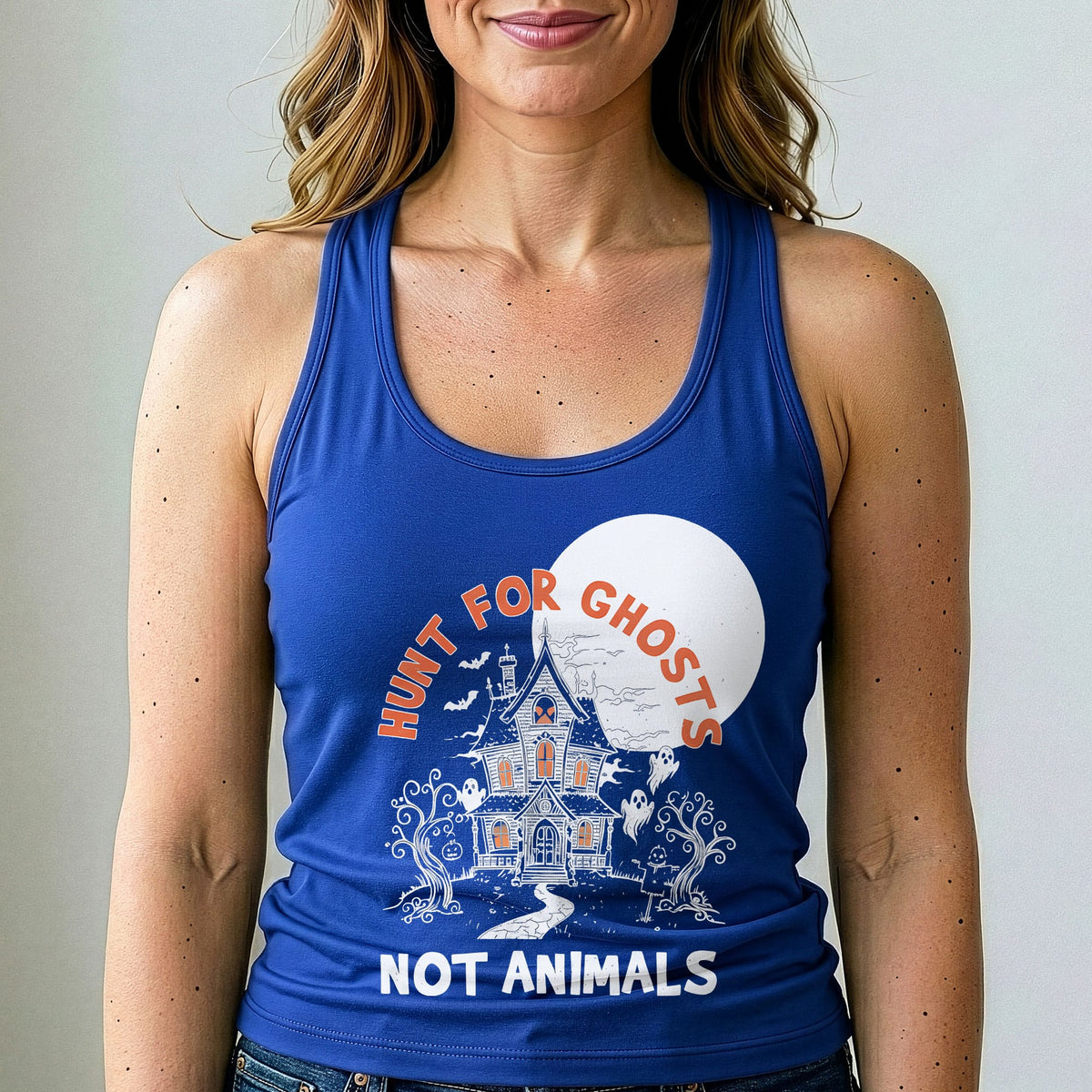 Hunt for Ghosts Not Animals Tank Top