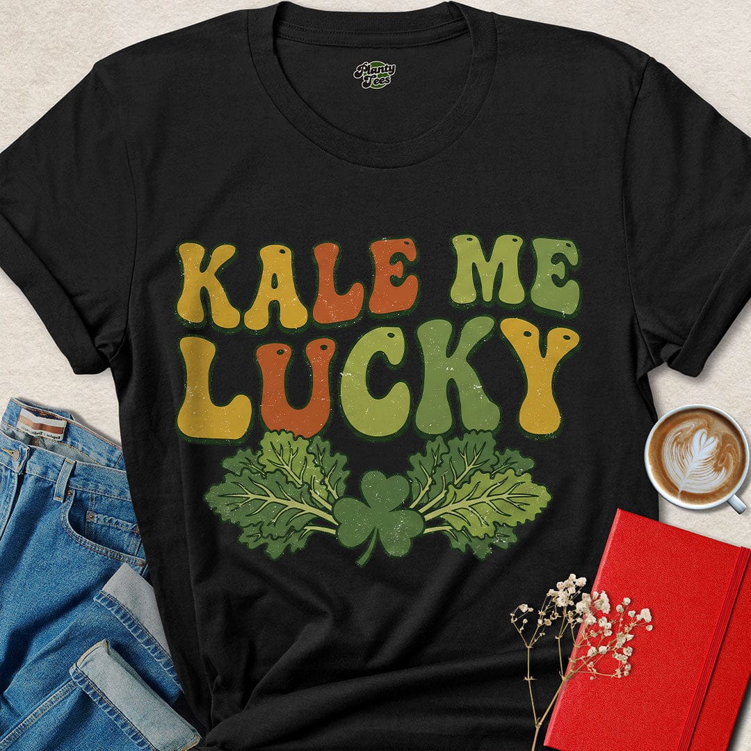 Kale Me Lucky Vegan Shirt | Funny St. Patrick’s Day Tee for Plant Lovers – Order Now