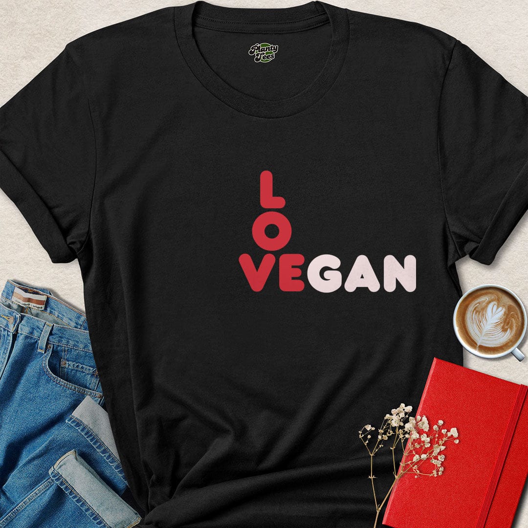 Love Vegan Shirt – Bold Vegan Message Tee | Shop Now