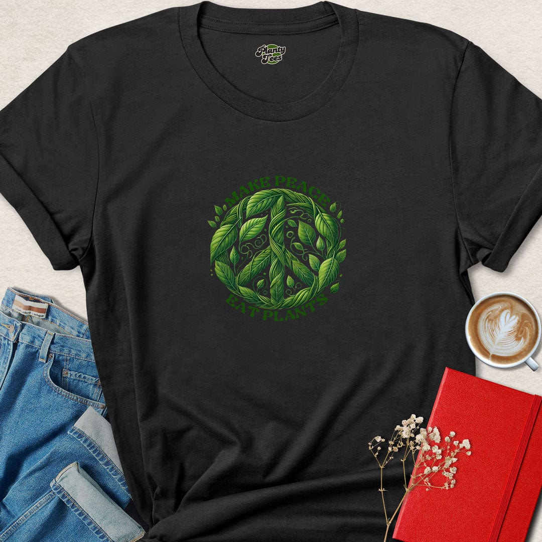 Make Peace Eat Plants T-Shirt