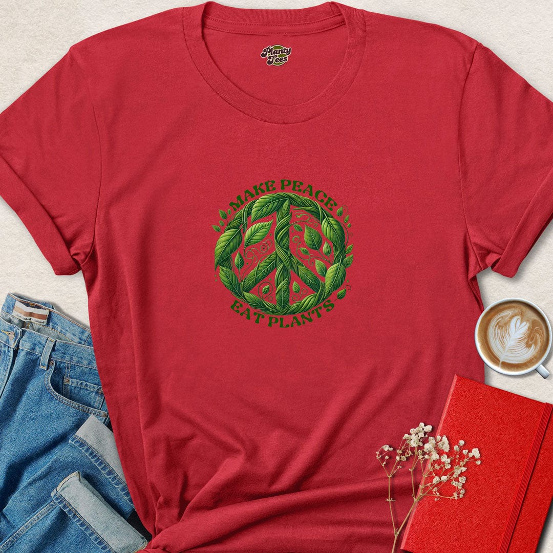 Make Peace Eat Plants T-Shirt