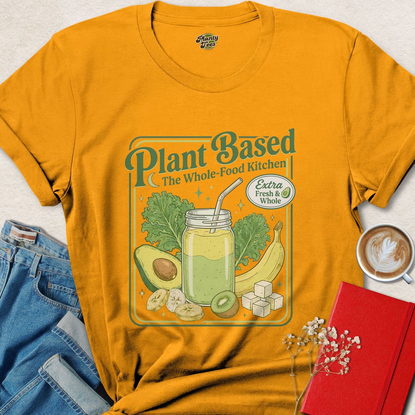 Plant Based Whole Food Vegan Lifestyle Graphic Shirt