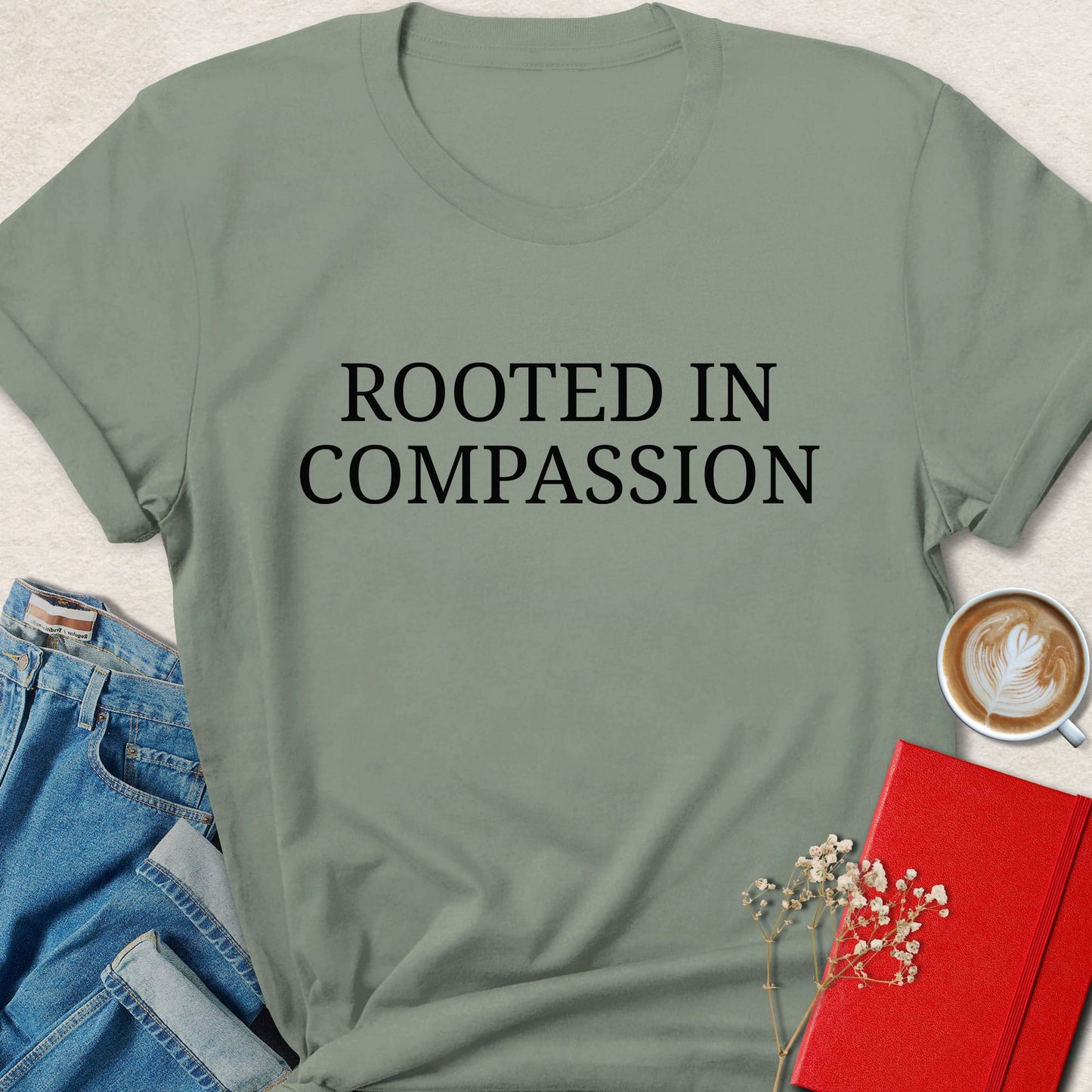 Rooted in Compassion Minimalist T-Shirt