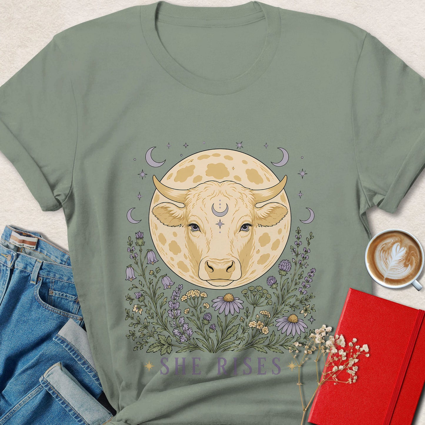 She Rises Sacred Cow T-Shirt