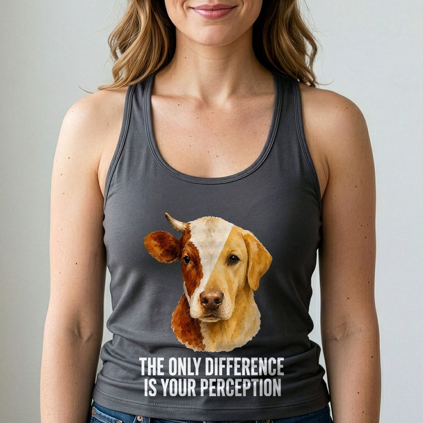 The Only Difference Is Your Perception Vegan Tank Top