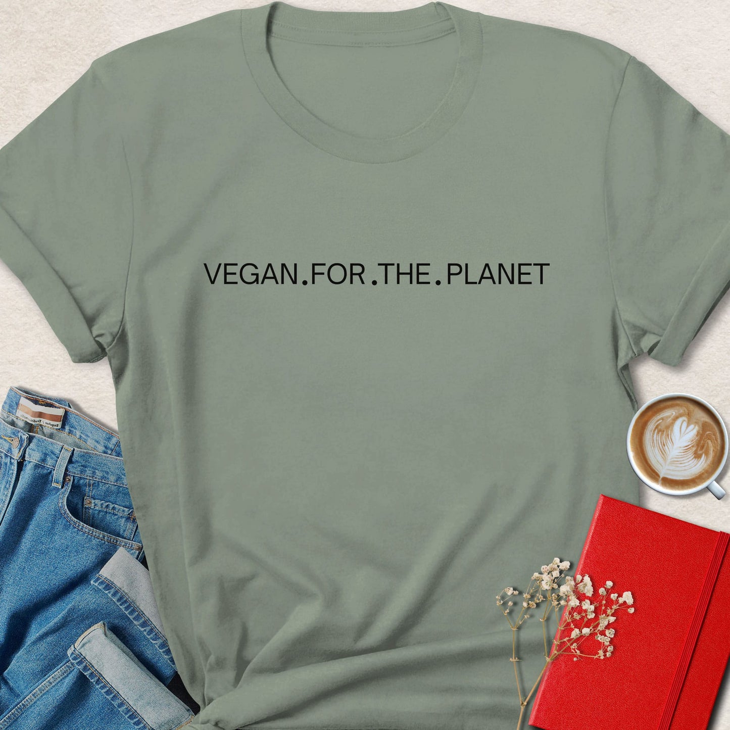 Minimalist Vegan For The Planet Vegan T-Shirt