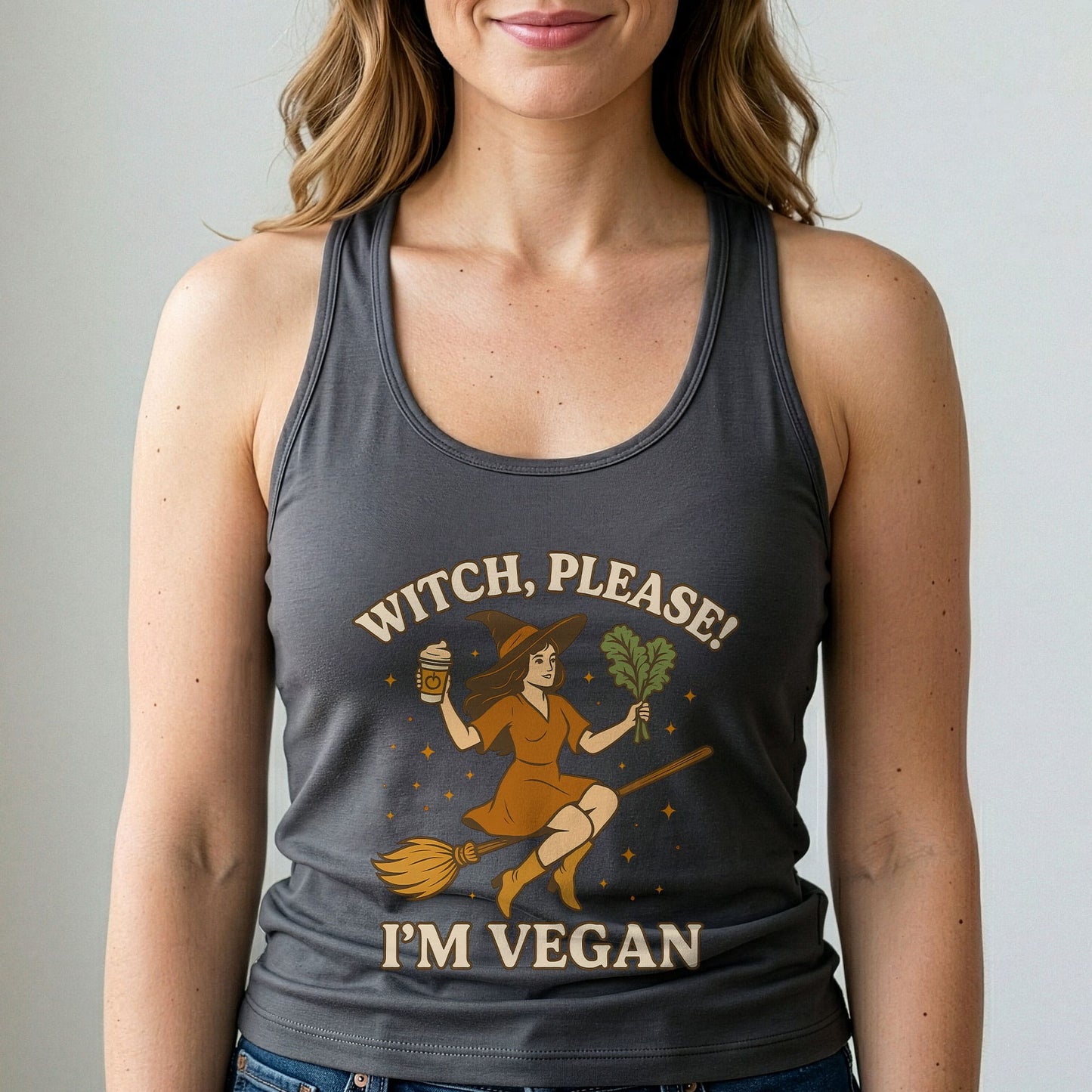 Witch Please Im Vegan Tank Top