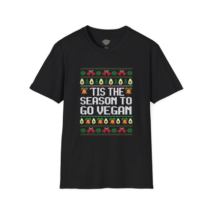 'Tis The Season To Go Vegan T-Shirt