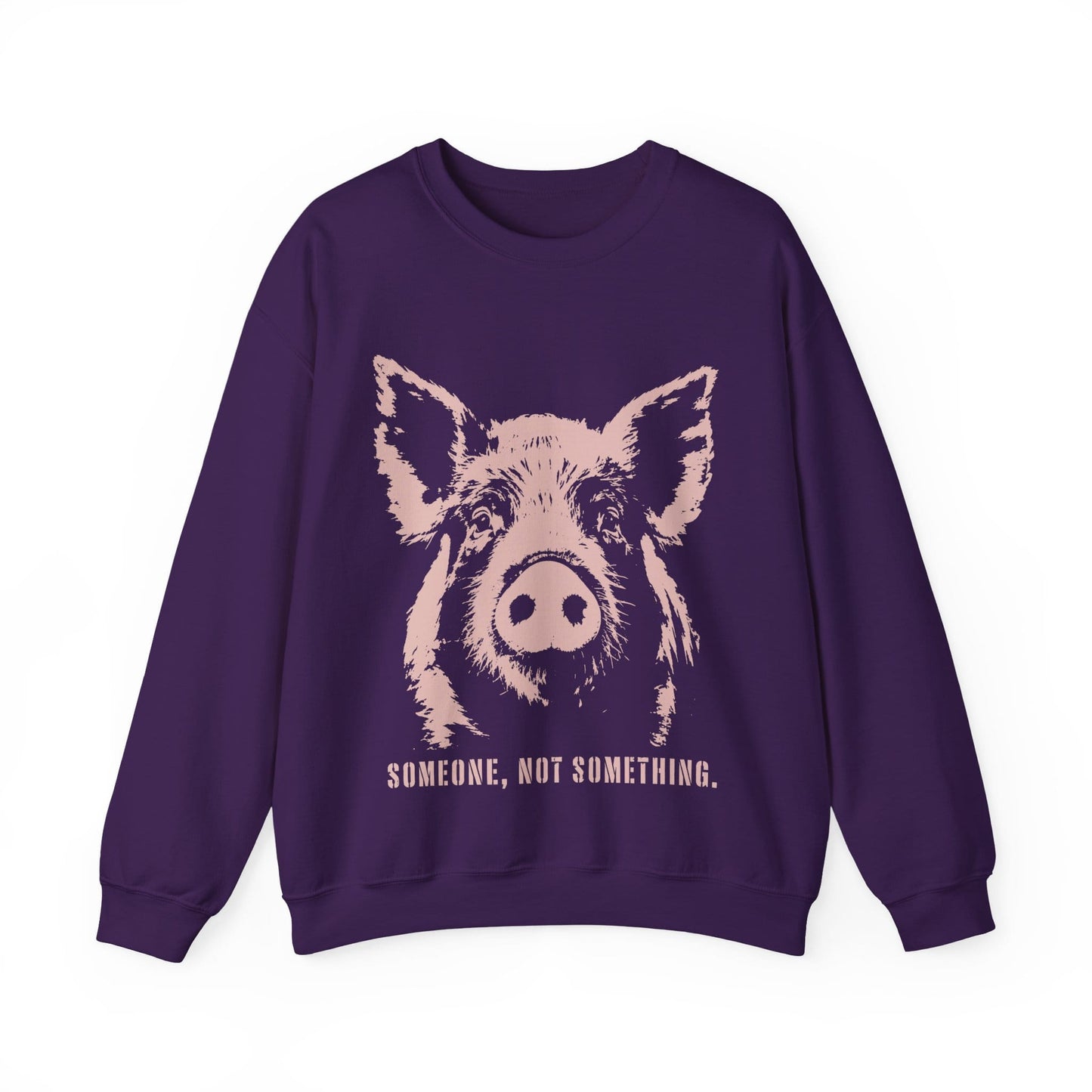 Someone, Not Something — Animal Rights Crewneck Sweatshirt