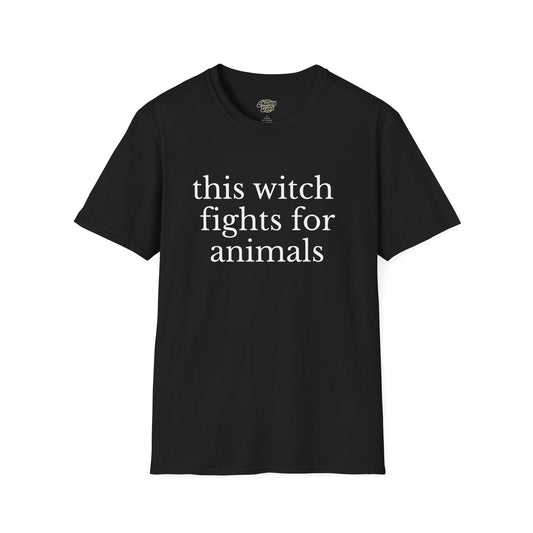 This Witch Fights For Animals T-Shirt