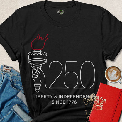 Minimalist USA 250th Anniversary Tee – Celebrate Liberty & Independence Since 1776 | Shop Now