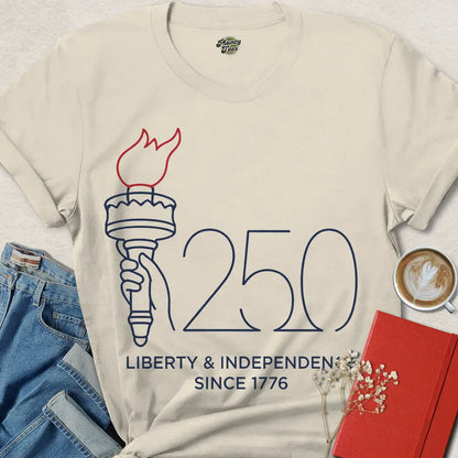 Minimalist USA 250th Anniversary Tee – Celebrate Liberty & Independence Since 1776 | Shop Now