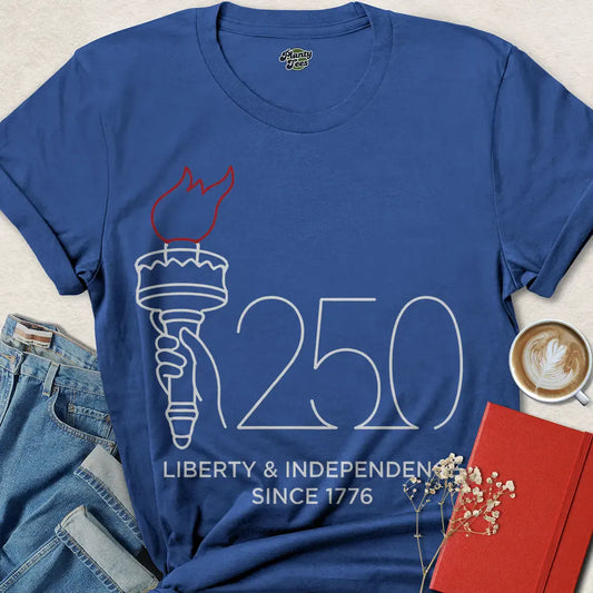 Minimalist USA 250th Anniversary Tee – Celebrate Liberty & Independence Since 1776 | Shop Now