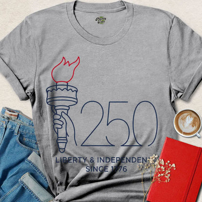 Minimalist USA 250th Anniversary Tee – Celebrate Liberty & Independence Since 1776 | Shop Now